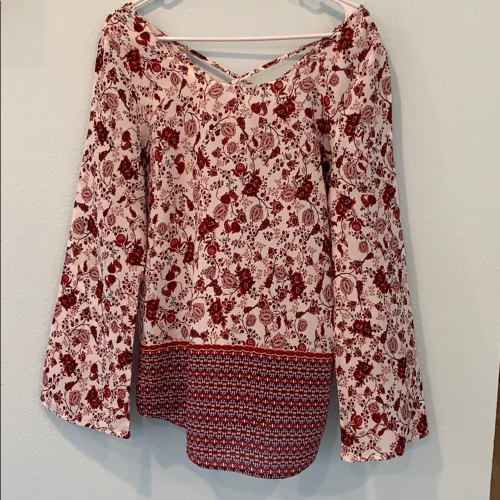 Long sleeve blouse
